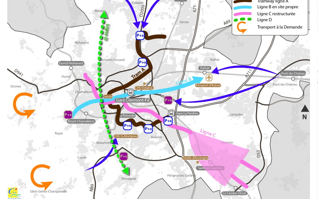 Des nouvelles lignes structurantes pour Clermont Auvergne Métropole